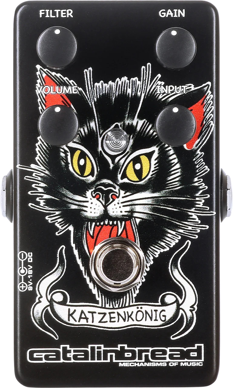 Catalinbread Katzenkönig Traditional Ink Fuzz Distortion Pedal