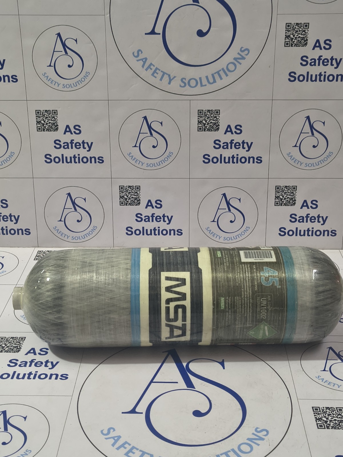 MSA composite SCBA breathing air cylinder without valve