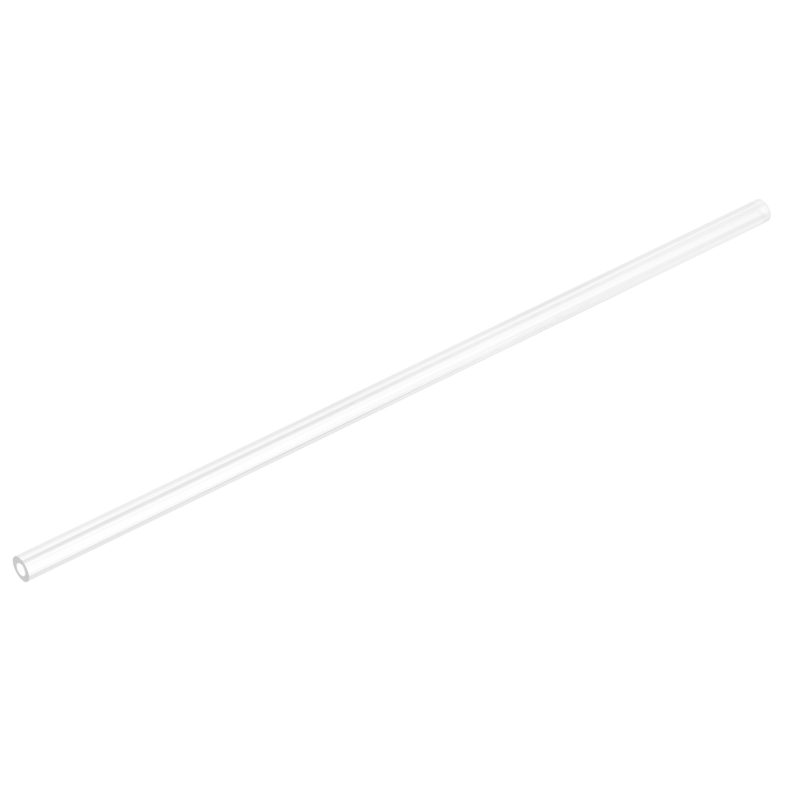 Rigid Round Clear Tubing 5mm ID x 7mm OD x 250mm Length Plastic Tube
