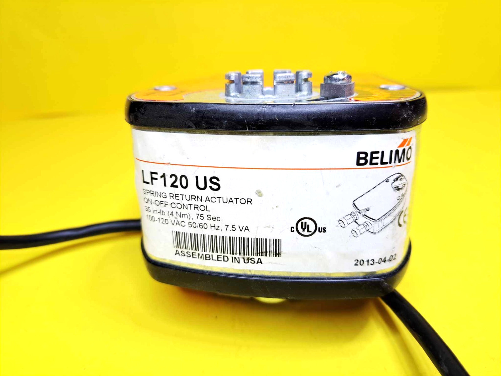 ⚡BELIMO LF120 DAMPER ACTUATOR SPRING RETURN FAIL-SAFE OPERATION HVAC AIR ON/OFF⚡
