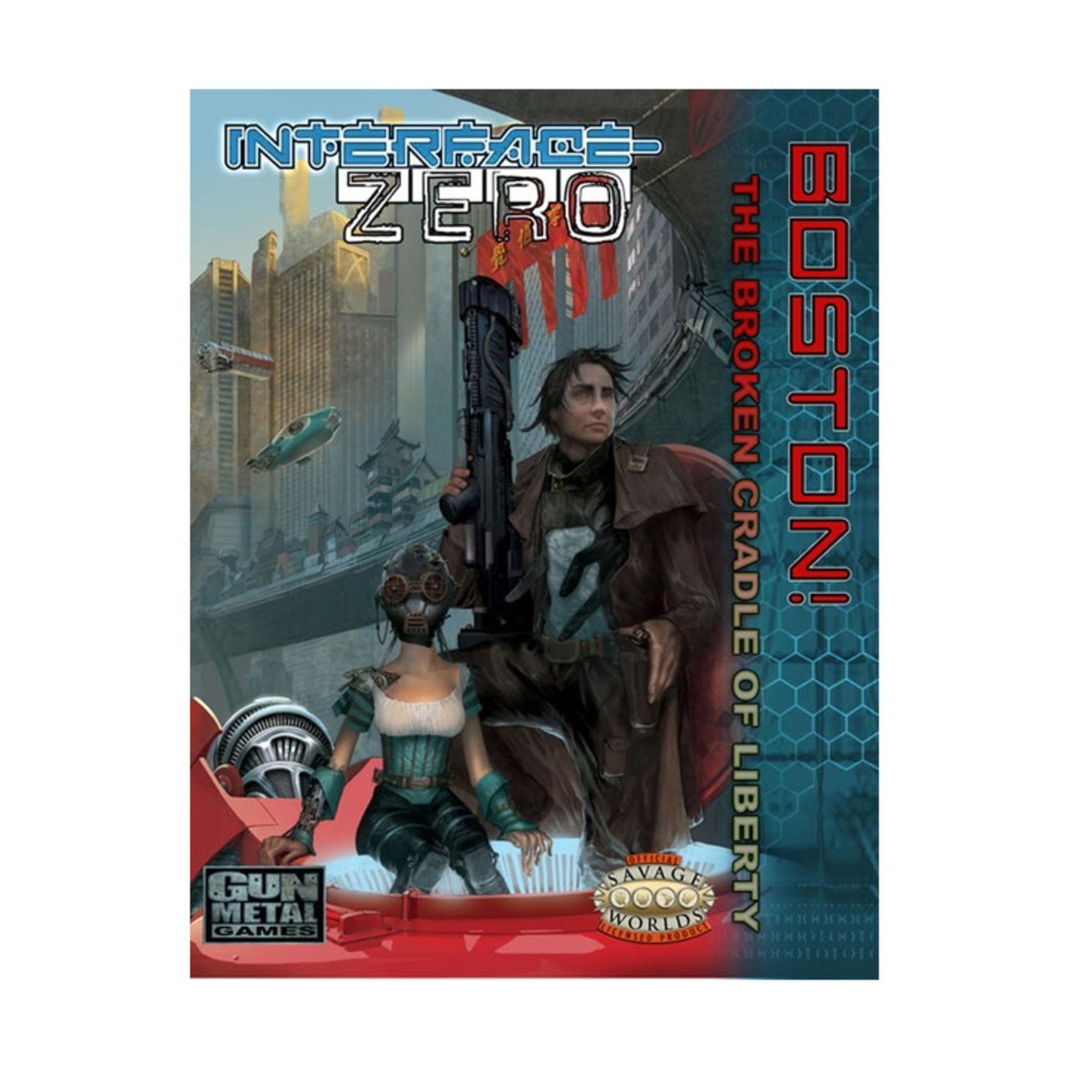 Cubicle7 RPG Interface Zero - Boston! - The Broken Cradle of Liberty VG+