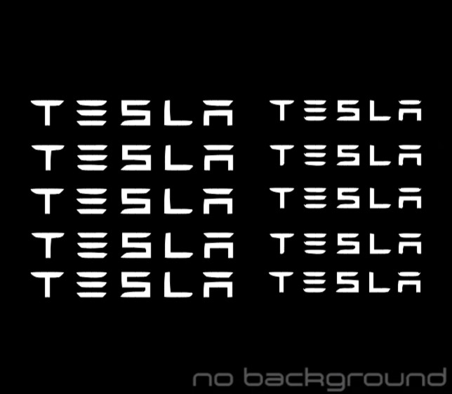10 x Tesla Brake Caliper Decal High Temp Sticker Decal Vinyl Free Shipping