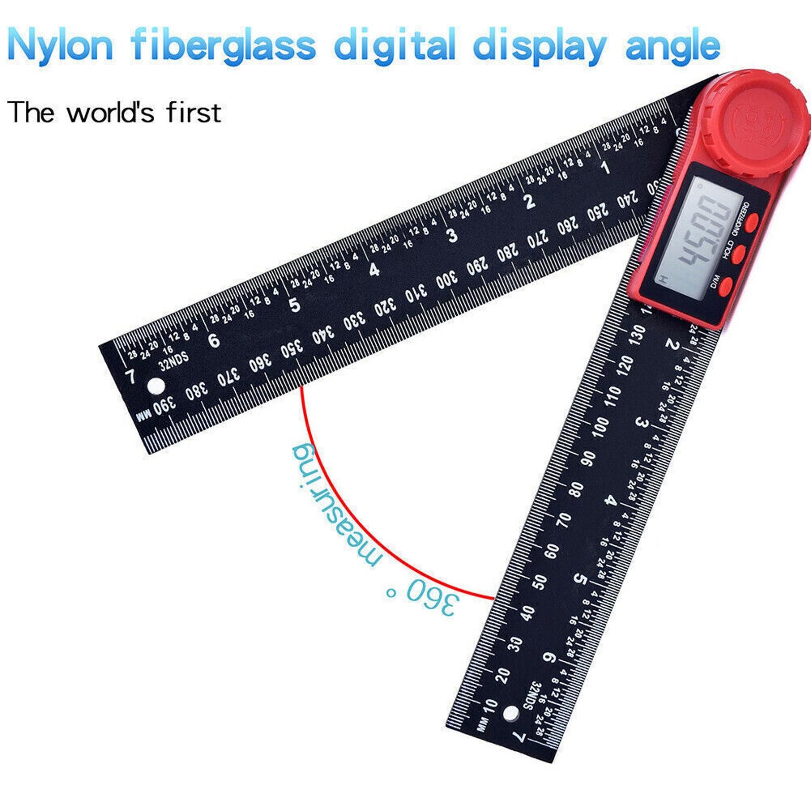 200mm Digital Finder Meter Protractor Goniometer Angle Ruler 360° Measurer