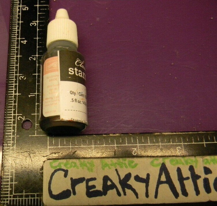 STAMPIN UP BLUSHING BRIDE INK BOTTLE DYE WATER BASED STAMPS CREAKYATTIC
