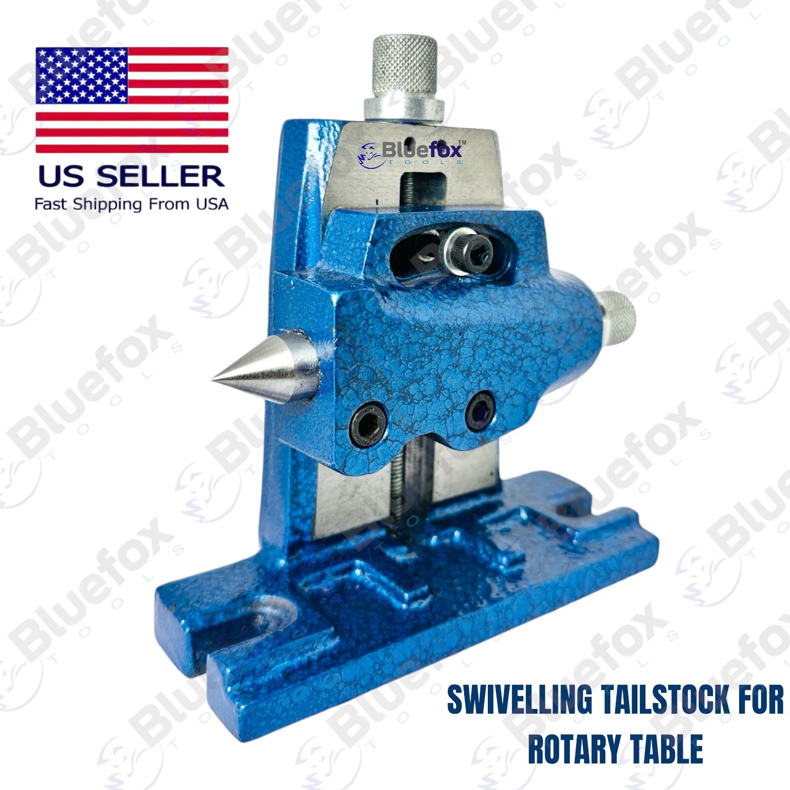 Universal Tailstock Adjustable / Swiveling For Rotary table, Dividing Head