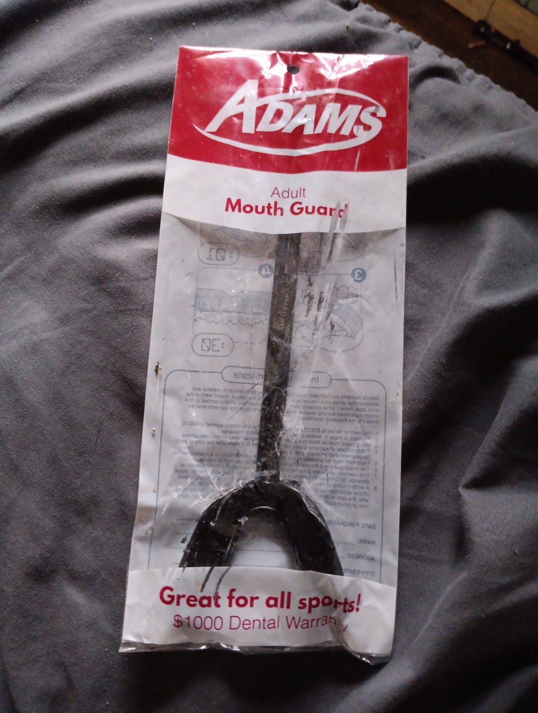 Adult Mouth Guard Great For All Sports Football Hockey Black