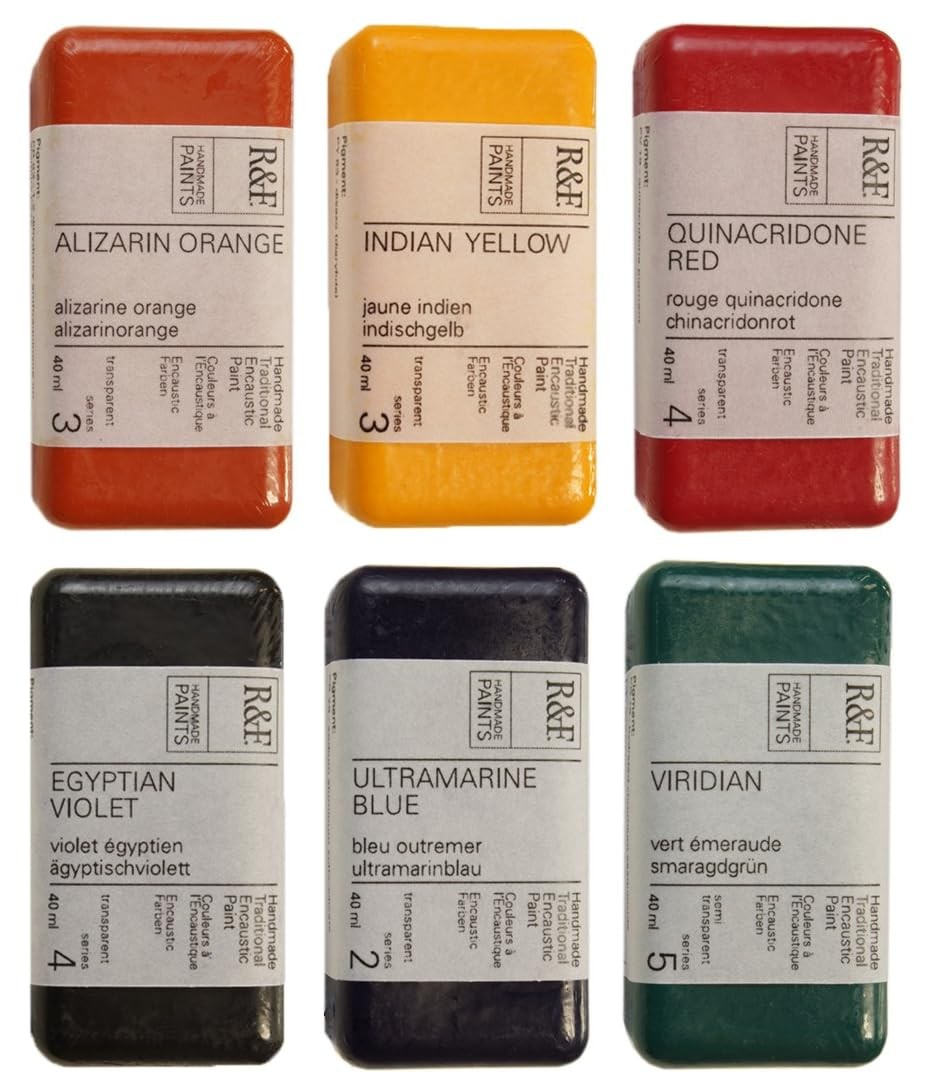 R&F ENCAUSTIC PAINT ENCAUSTIC TRANSLUCENT COLOR SET