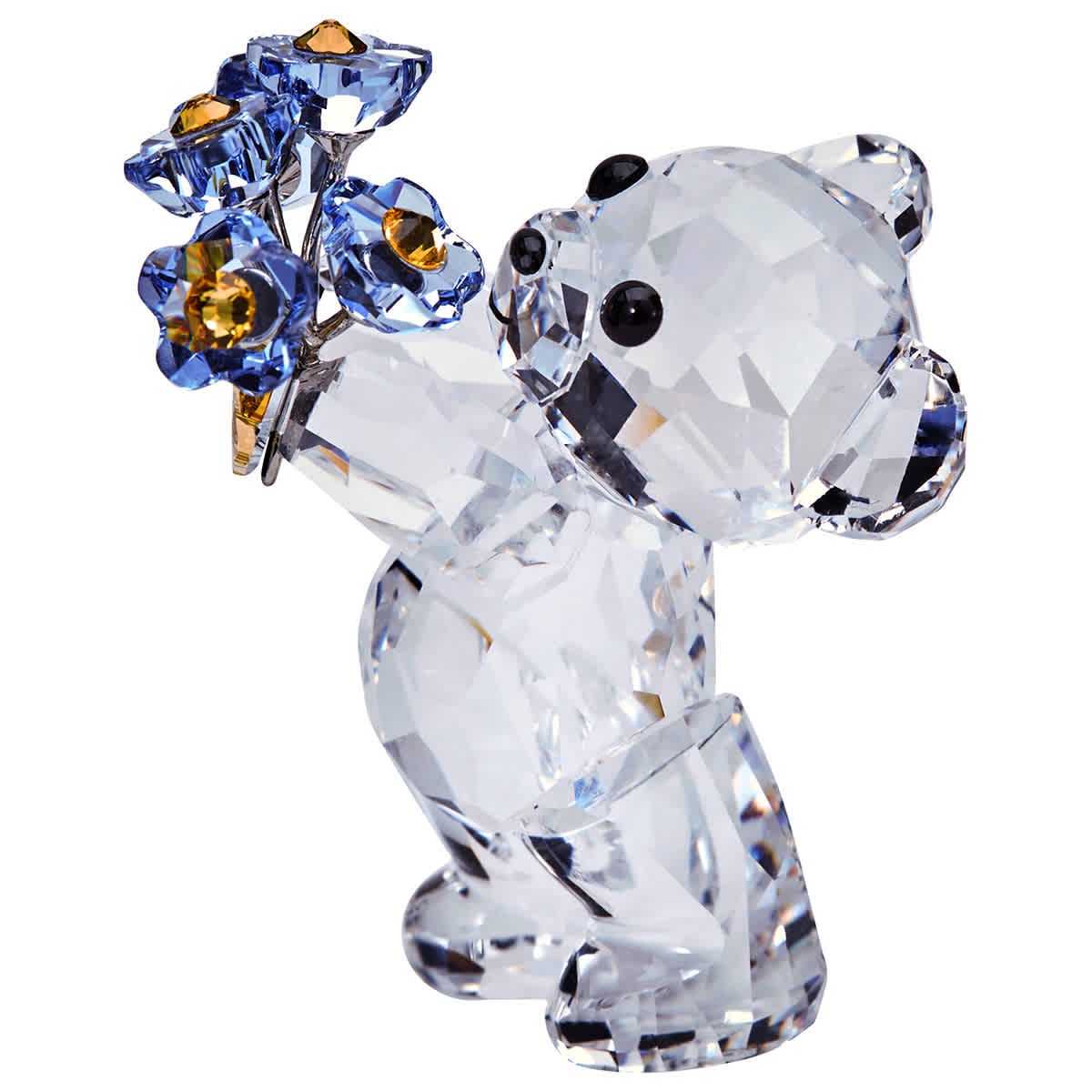 Swarovski Kris Bear Forget-me-not Decoration Figurine 5427993