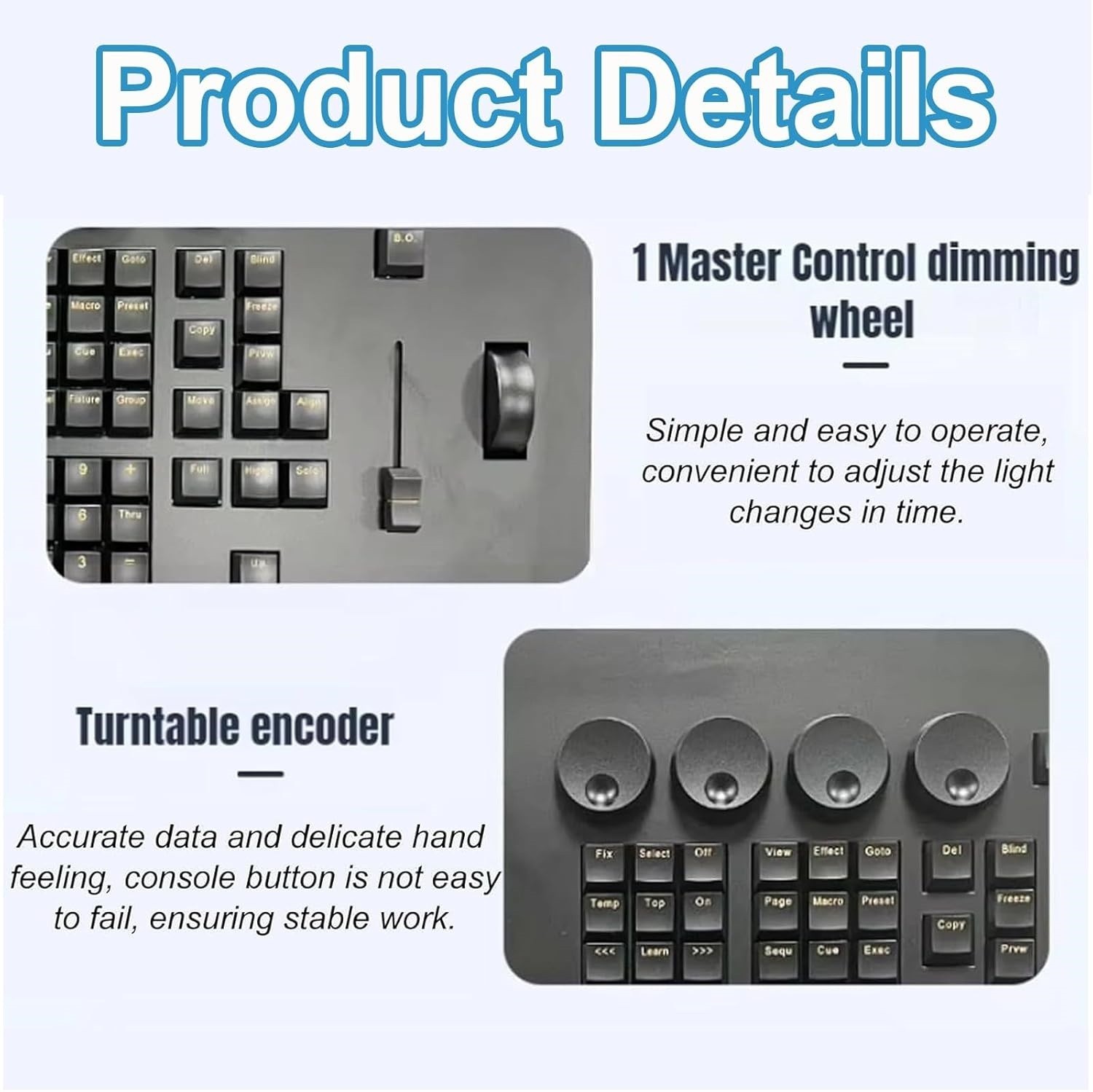 New dmx light controller command wing 2 onpc with case for dj stage show pub US