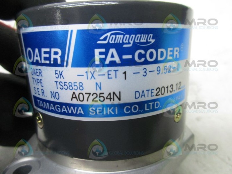 MITSUBISHI OAER-5K-1X-ET1-3-9.52-0 INTERNAL ENCODER NSMP