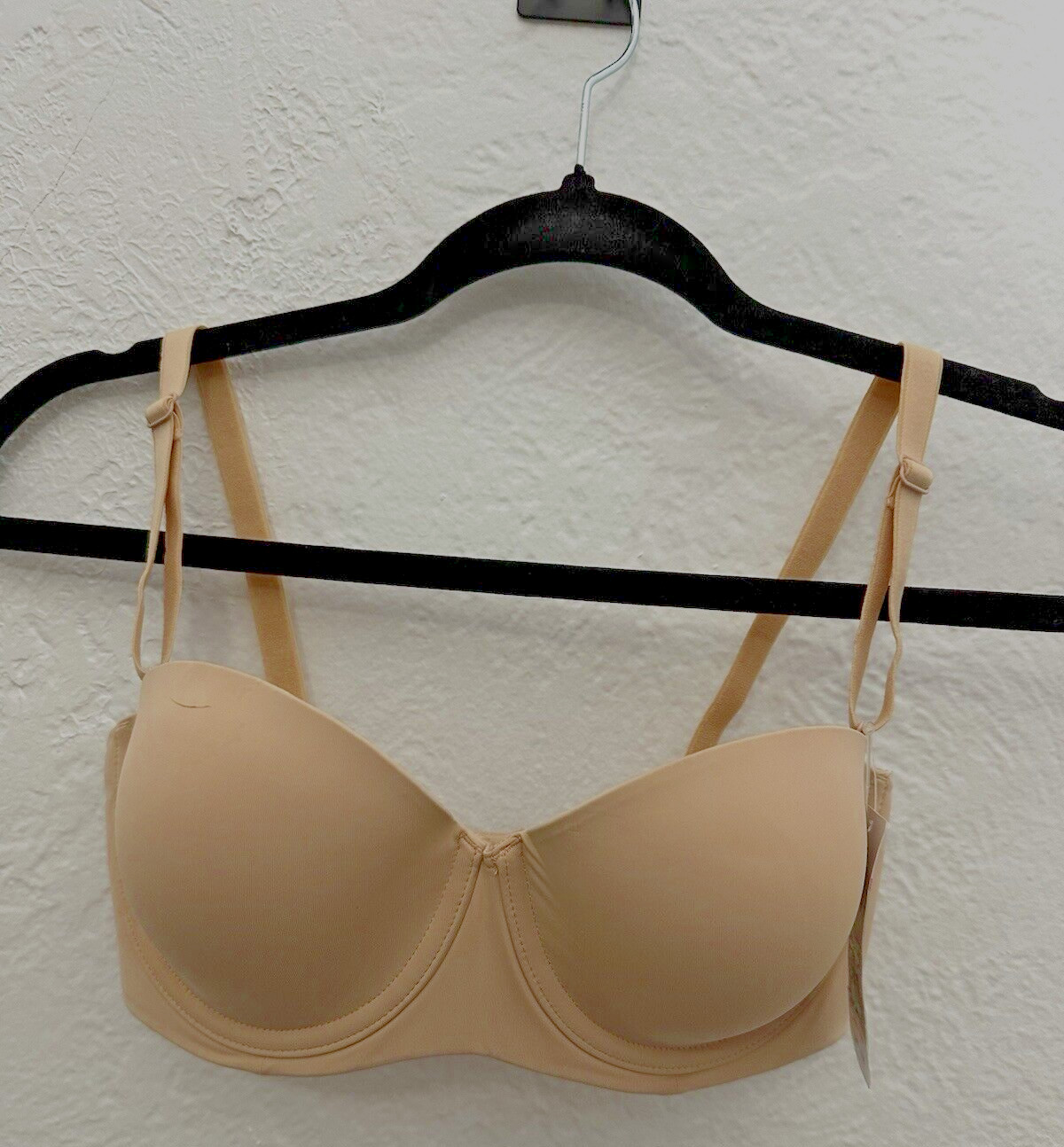 Wacoal Bra Beige Molded Cup Underwire Support Detachable Straps Size C75/US 34C