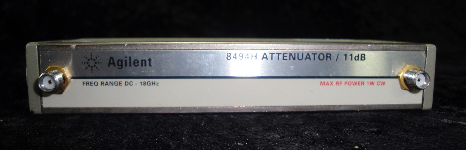 HP 8494H Programmable Step Attenuator, DC to 18 GHz, 0 to 11 dB, 1 dB steps