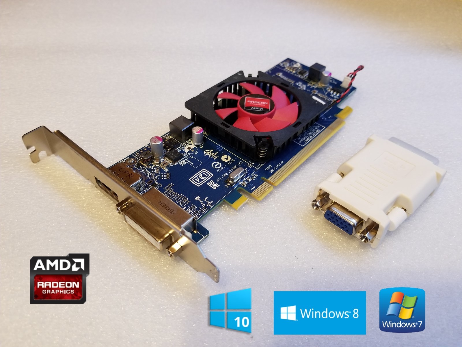Windows 10 HP Pavilion p6130f p6130y p6140f DVI 1GB HD Video Graphics Card