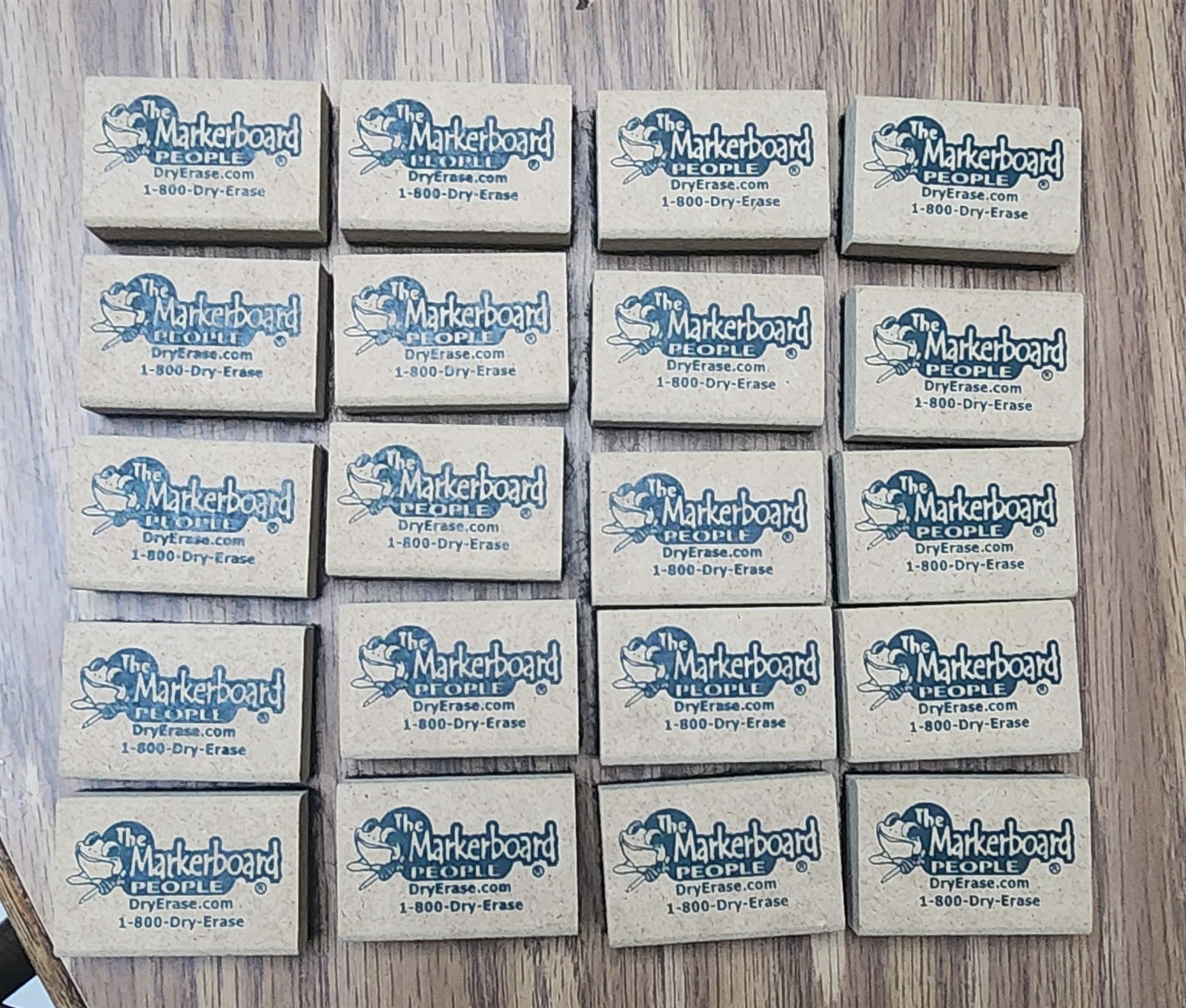 Markerboard People Mini Whiteboard Dry Eraser 2 x 1 1/4" Lot of 20