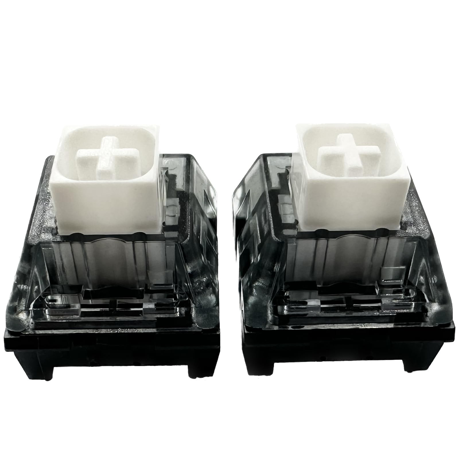 Kailh Box White V2 Switches for Mechanical Keyboard,5-Pin 45gf Clicky/Dust&Wa...