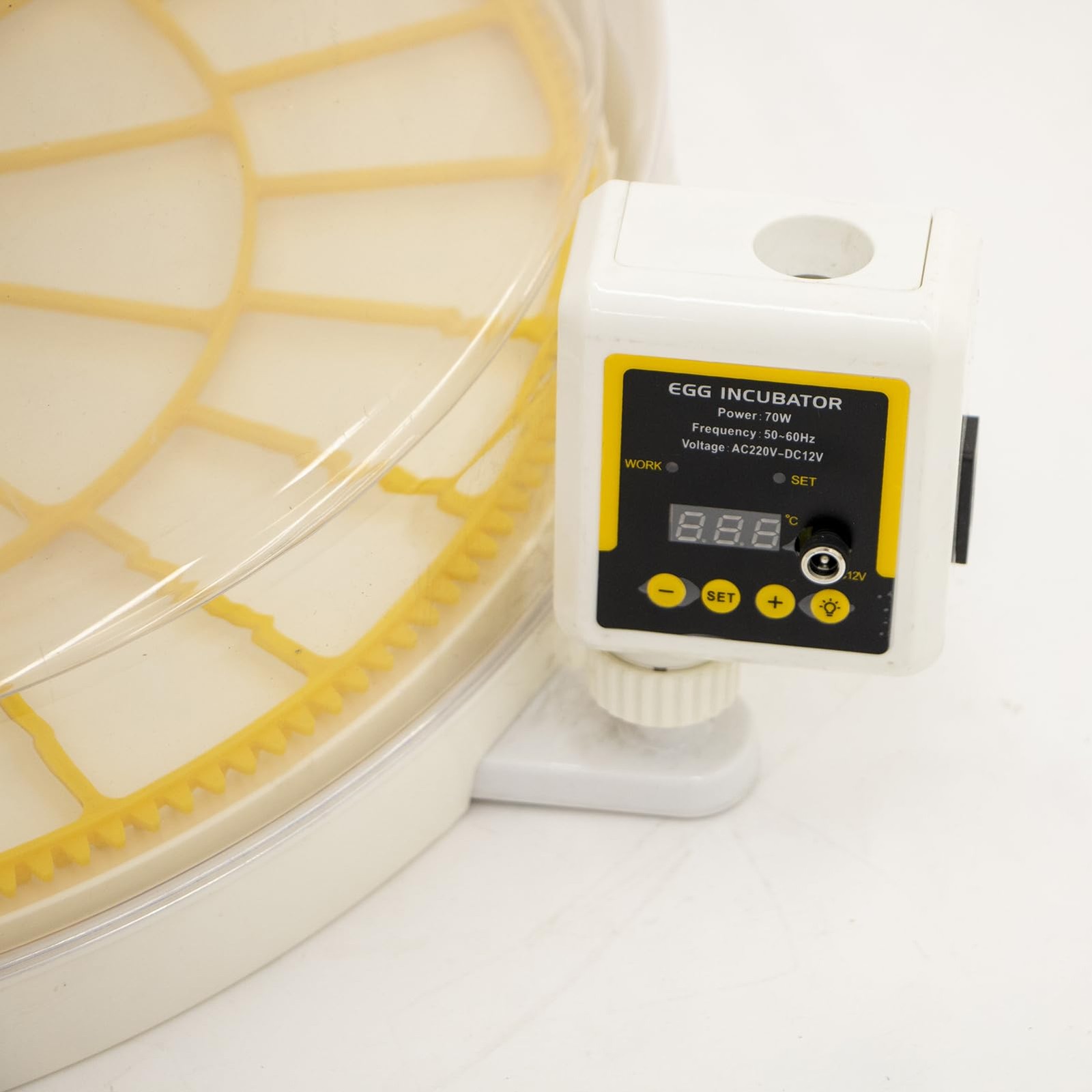 35 Eggs Incubator with Automatic Egg Turning Temperature Display Adjustable Whee