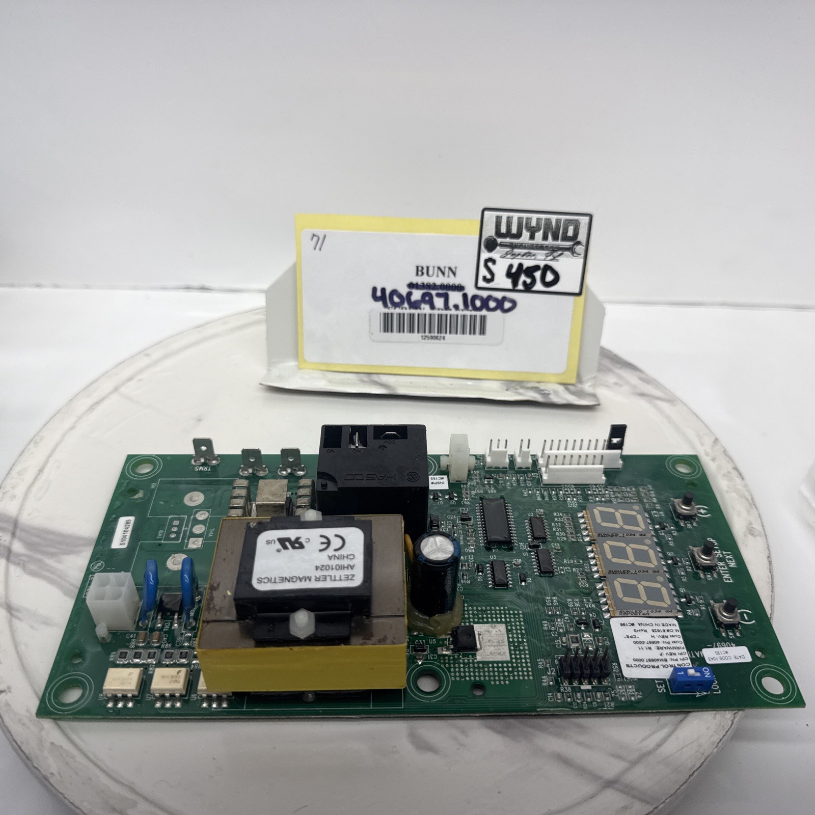(NEW) Bunn Cba, H5/H10 Dual Volt Rohs Part# 40697.1000