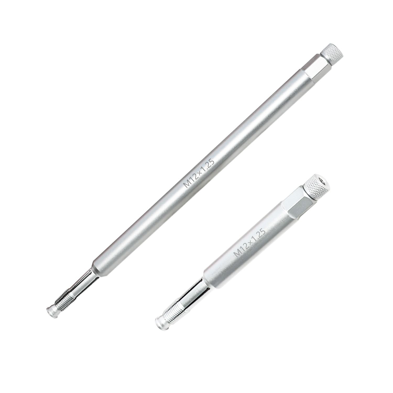 12mm Back Tap Spark Plug Thread Repair Tool M12x1.25 Thread Chase Tap Kit 2Pa...