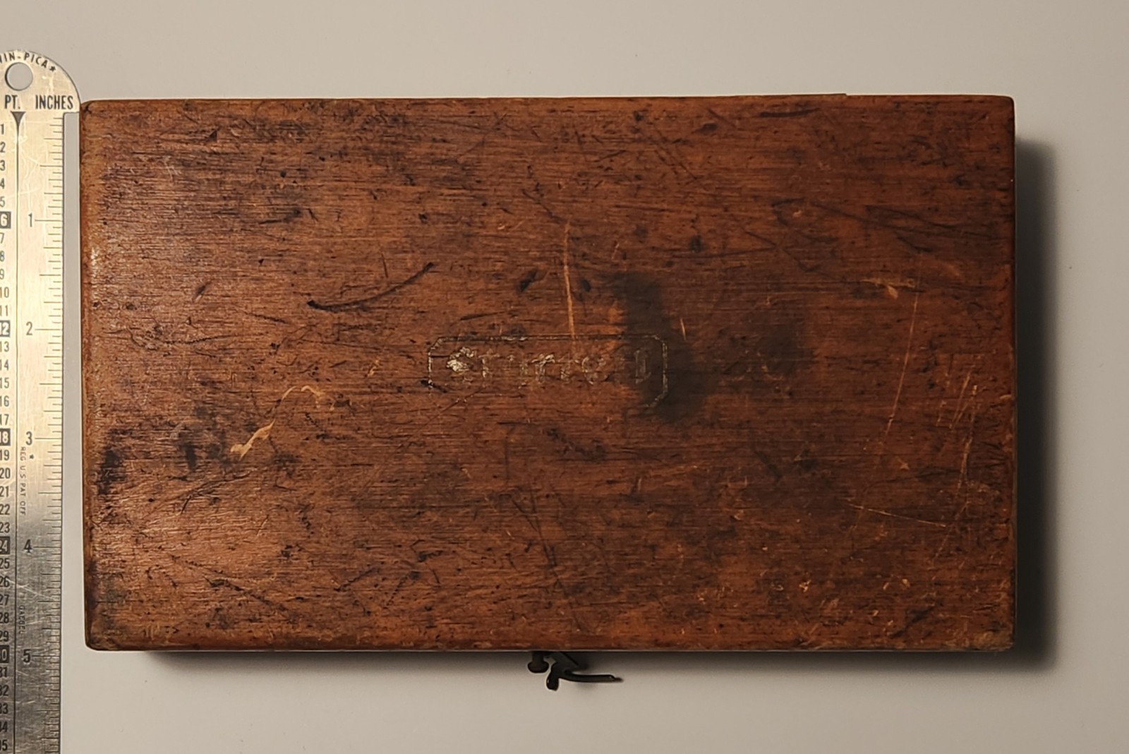 Vintage Starrett No. 196 Dial Test Indicator Case- Case Only-As Pictured