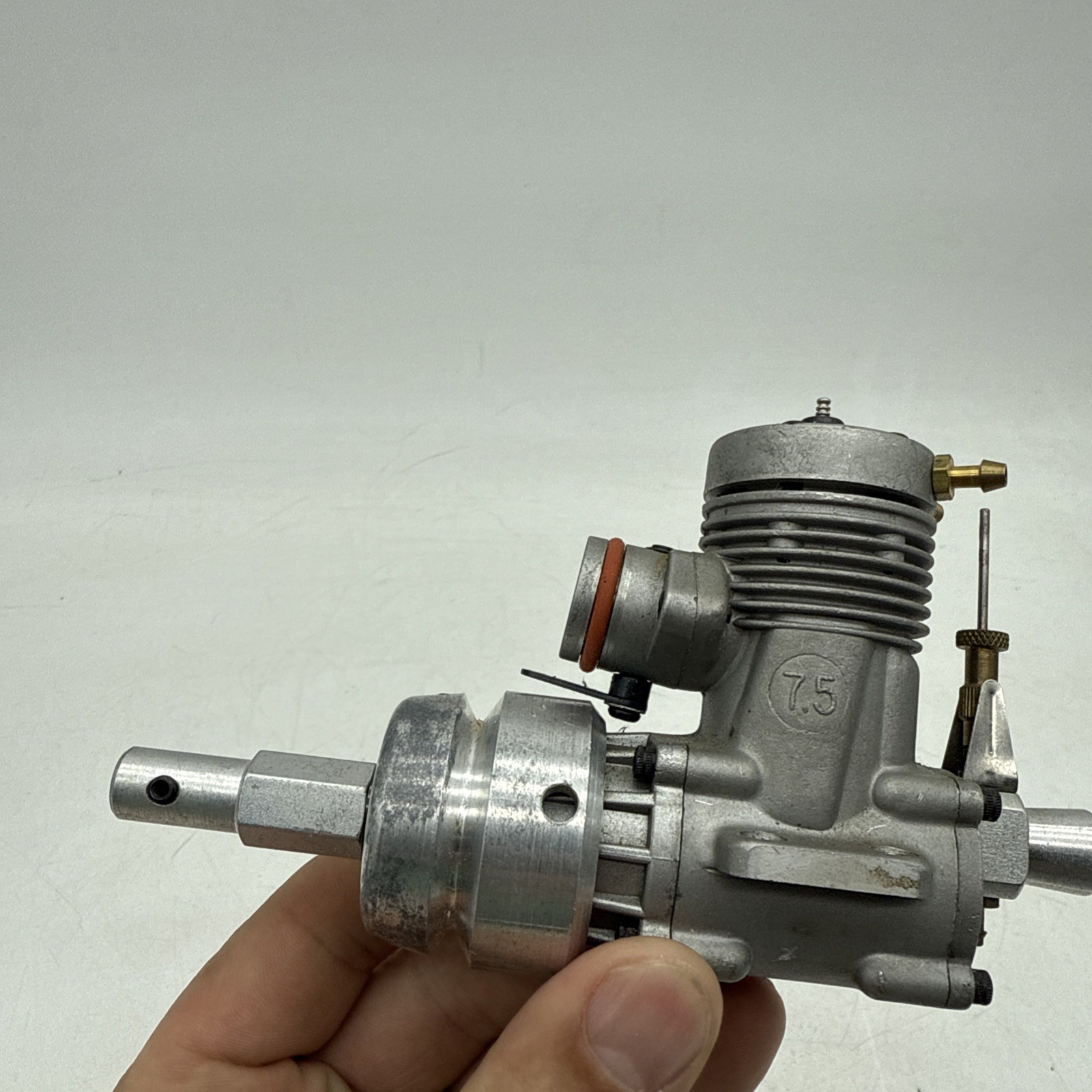 Vintage K&B 9080 7.5 Marine Nitro Motor Working