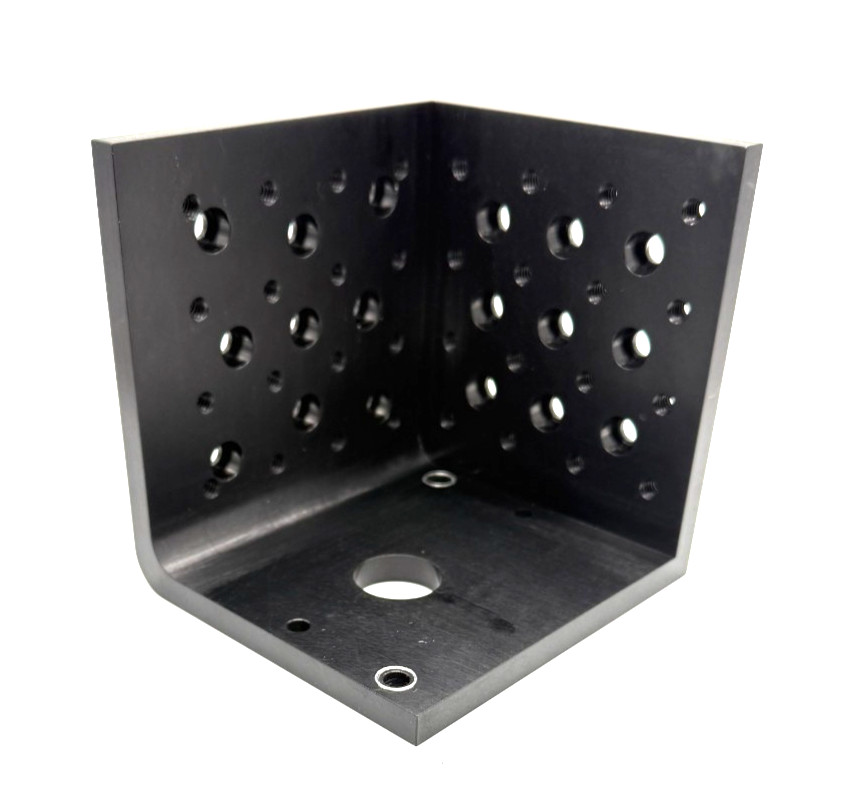 Right Angle Bracket with a Ø1" Unthreaded Hole (4 3/4" x 4 3/4" x 4 1/4")