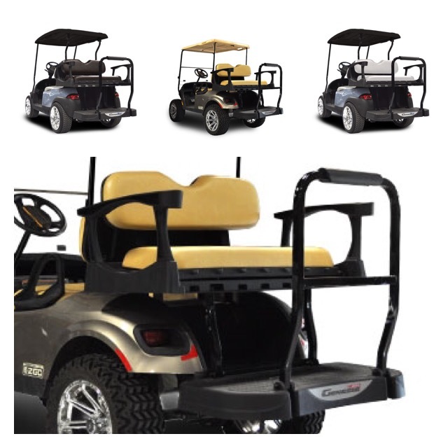 MADJAX GENESIS 250 REAR FLIP SEAT YAMAHA EZGO CLUB CAR GOLF CART TXT RXV PREC