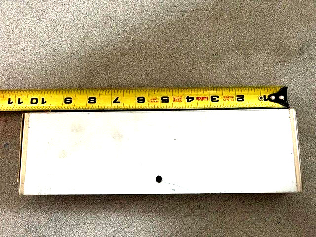 GENERAL PARTITIONS  10" Stainless Steel Pilaster Shoe for 1" Square Edge panels