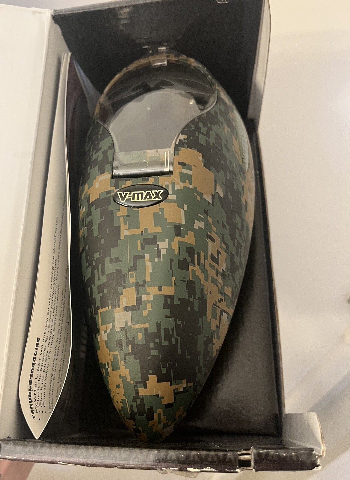 Valken V-Max 2 Paintball Loader Marpat USMC Camo Excellent Condition in Box