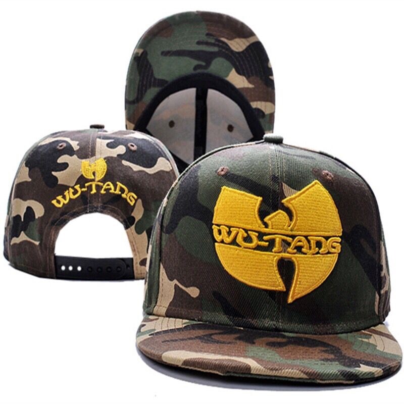 Wu-Tang Clan SnapBack Camouflage Adjustable Camo Hat Wu Tang OSFA