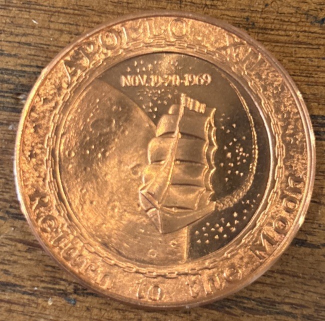 1969 APOLLO XII CONRAD GORDON BEAN MEDAL