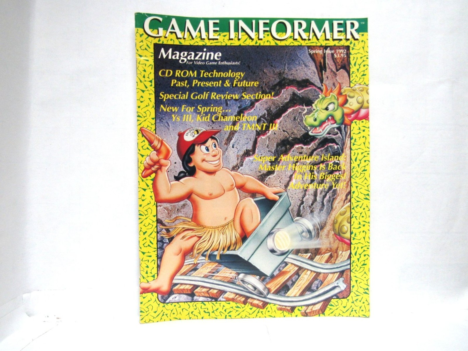 1992 Spring Issue "Game Informer" Wanderers from Y's III Rampart TMNT III
