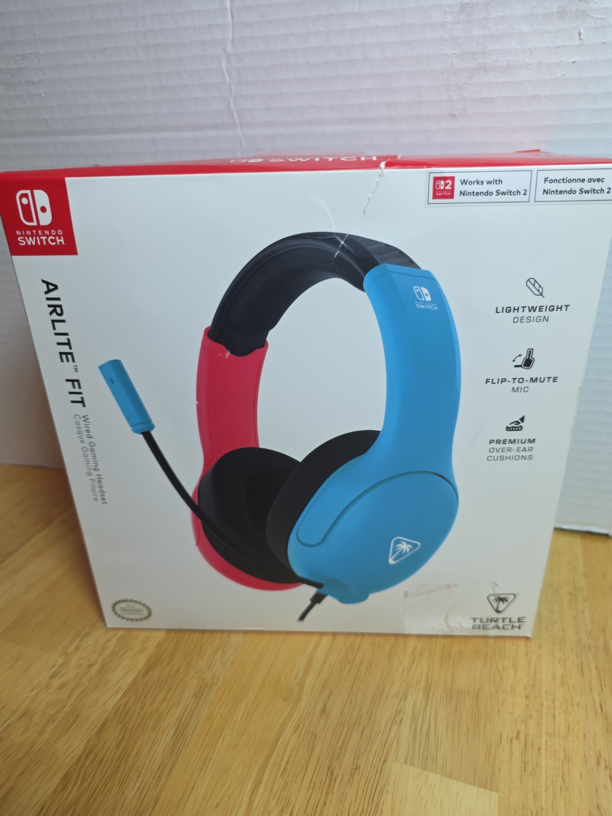 Turtle Beach Airlite Fit Wired Gaming Headset NEW/SEALED FREE SHIPPING #RA