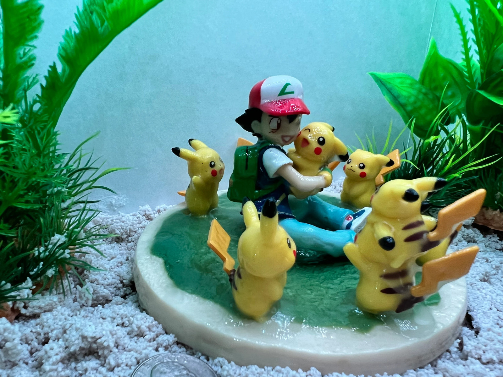 Ash and Pikachu Adorable Display