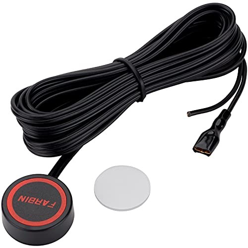 Horn Button Switch, Waterproof Train Horn Wiring Kit, flat button and wire