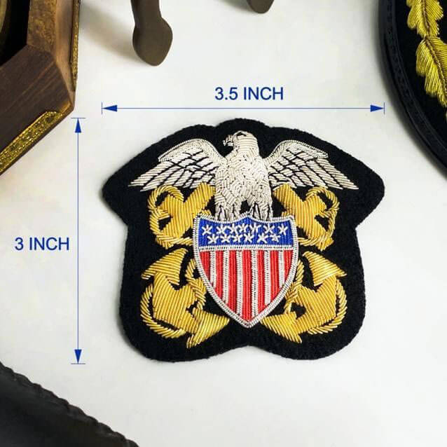 USN Officer Crest Badge