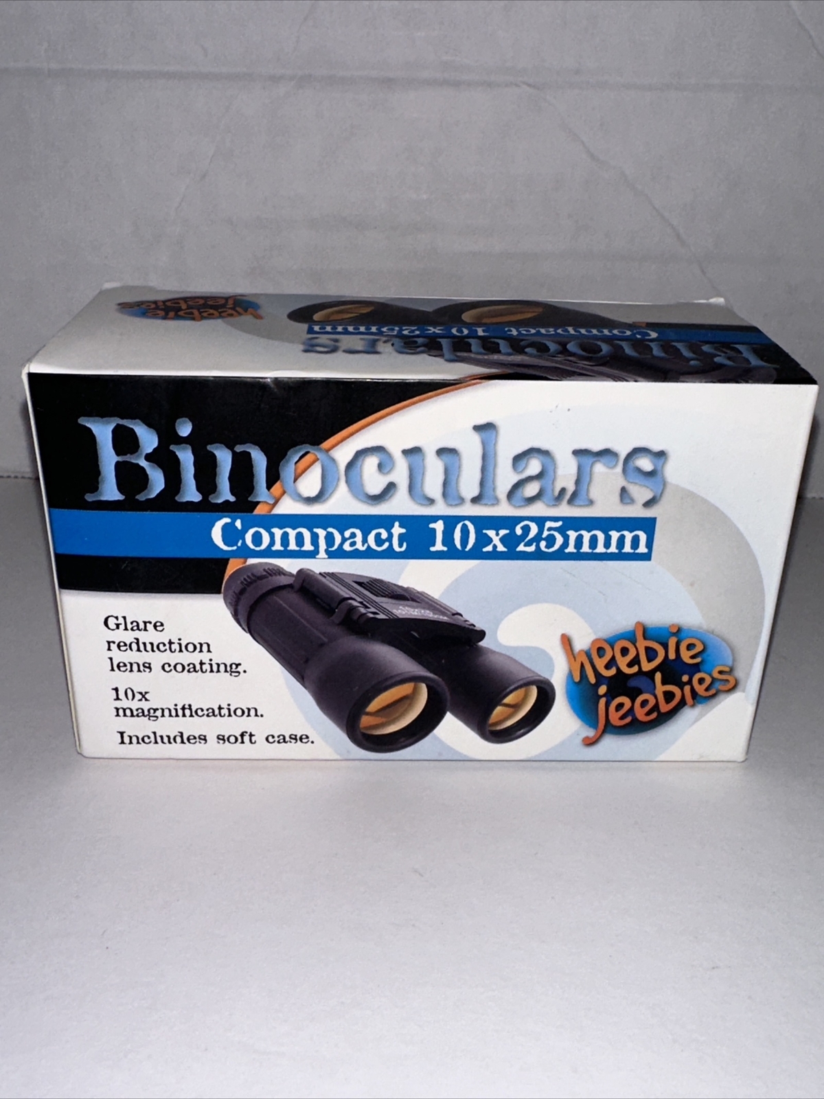 Heebie Jeebies Binoculars Compact 10x25 With Soft Case Glare Reduction Coating