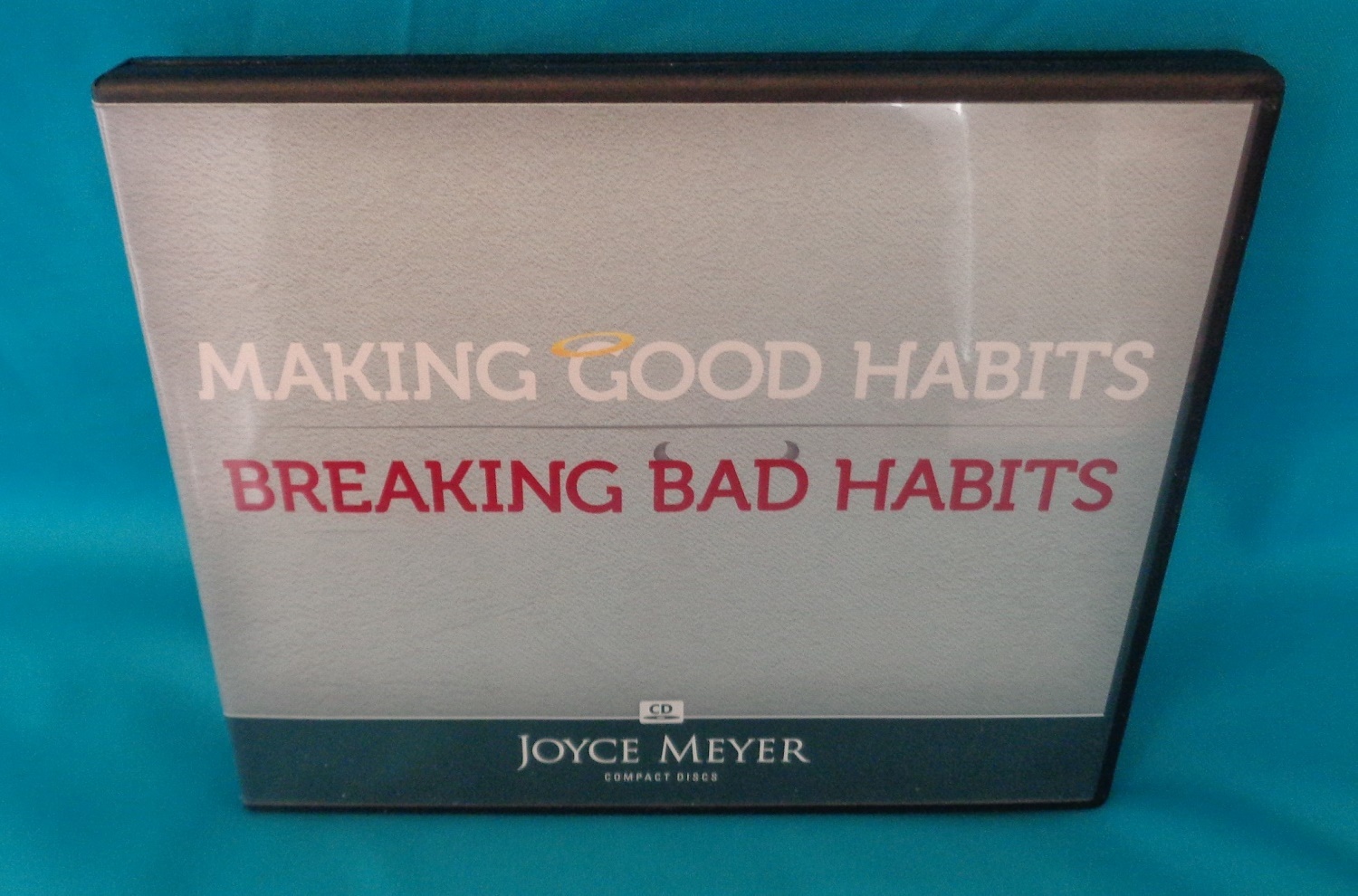 JOYCE MEYER MAKING GOOD HABITS BREAKING BAD HABITS 4 CD AUDIO  SET USED