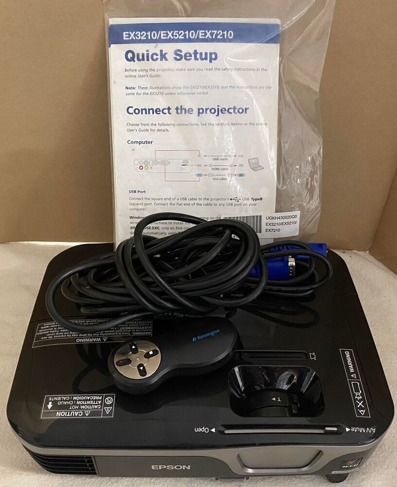 Epson PowerLite LCD Projector (H428A)