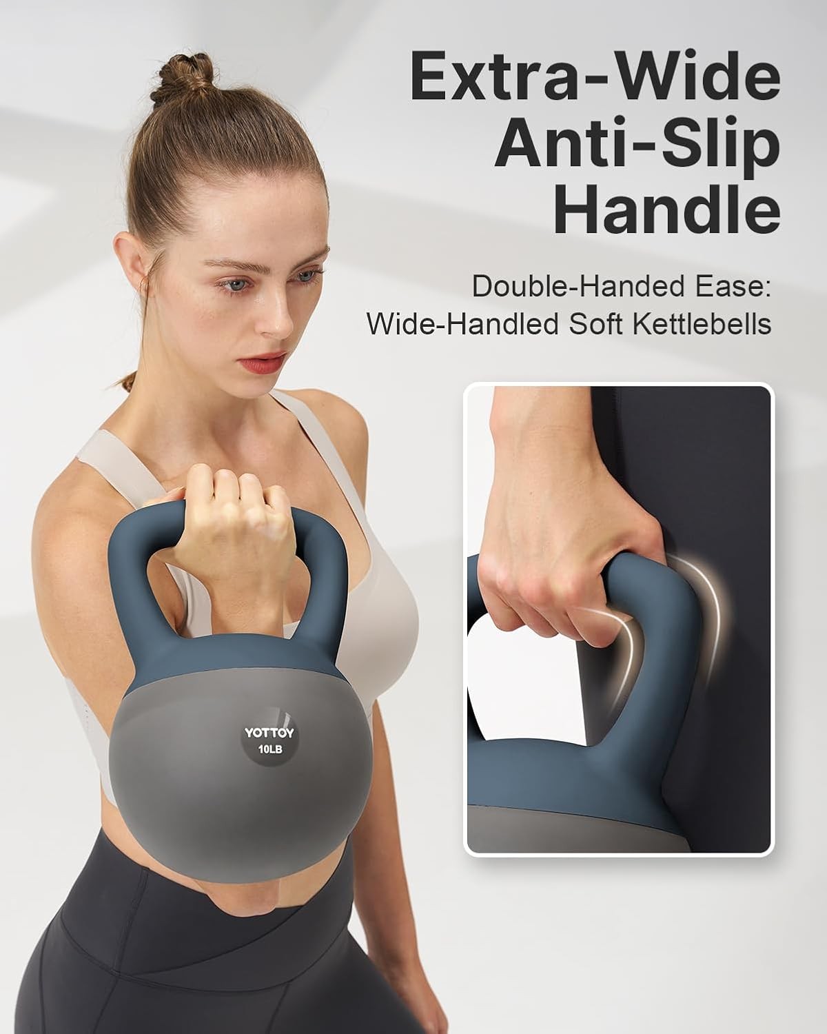 Soft Kettlebell, Set for Strength Training Kettlebells & Home Workouts,