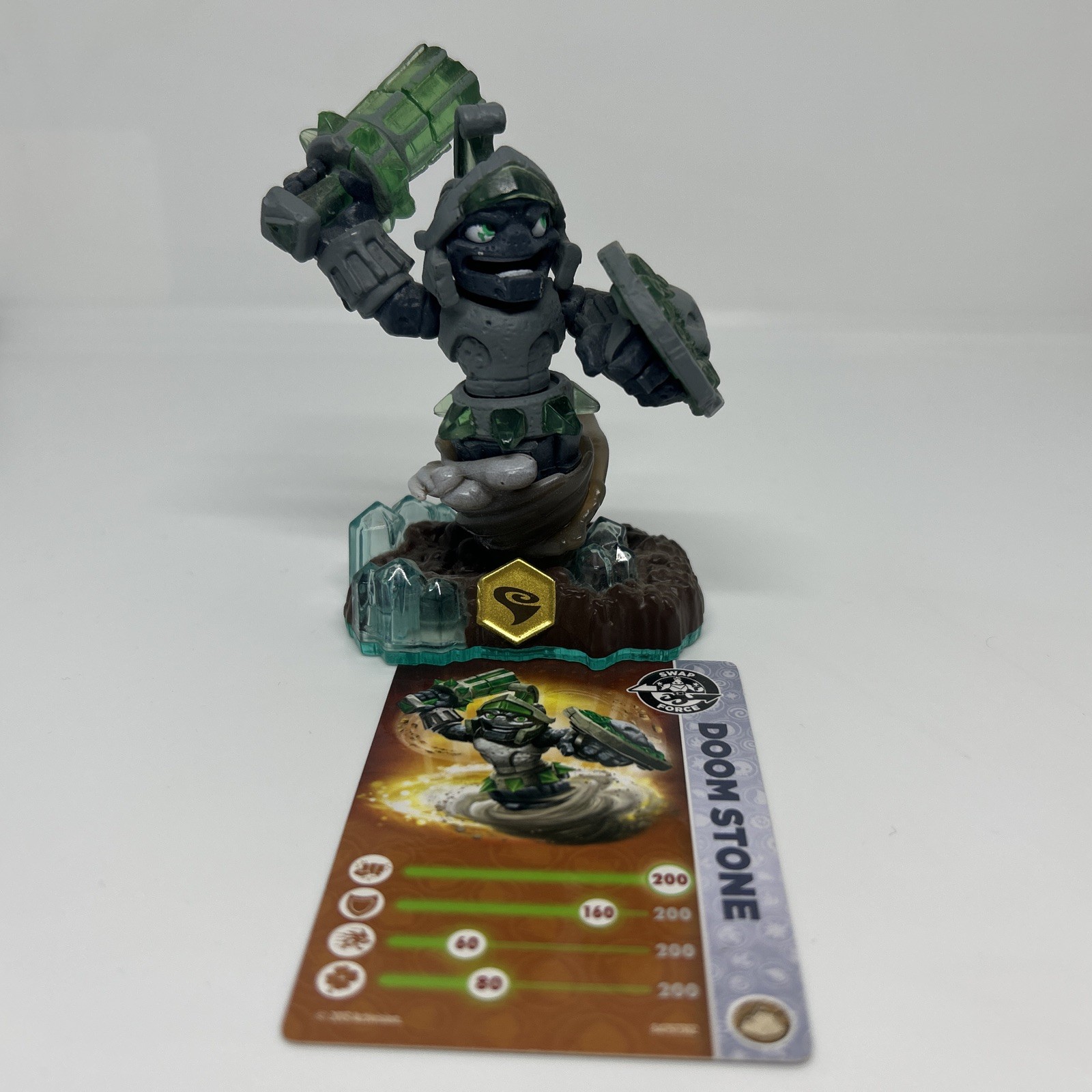 Skylanders Swap Force Doom Stone Skylander Figure & card