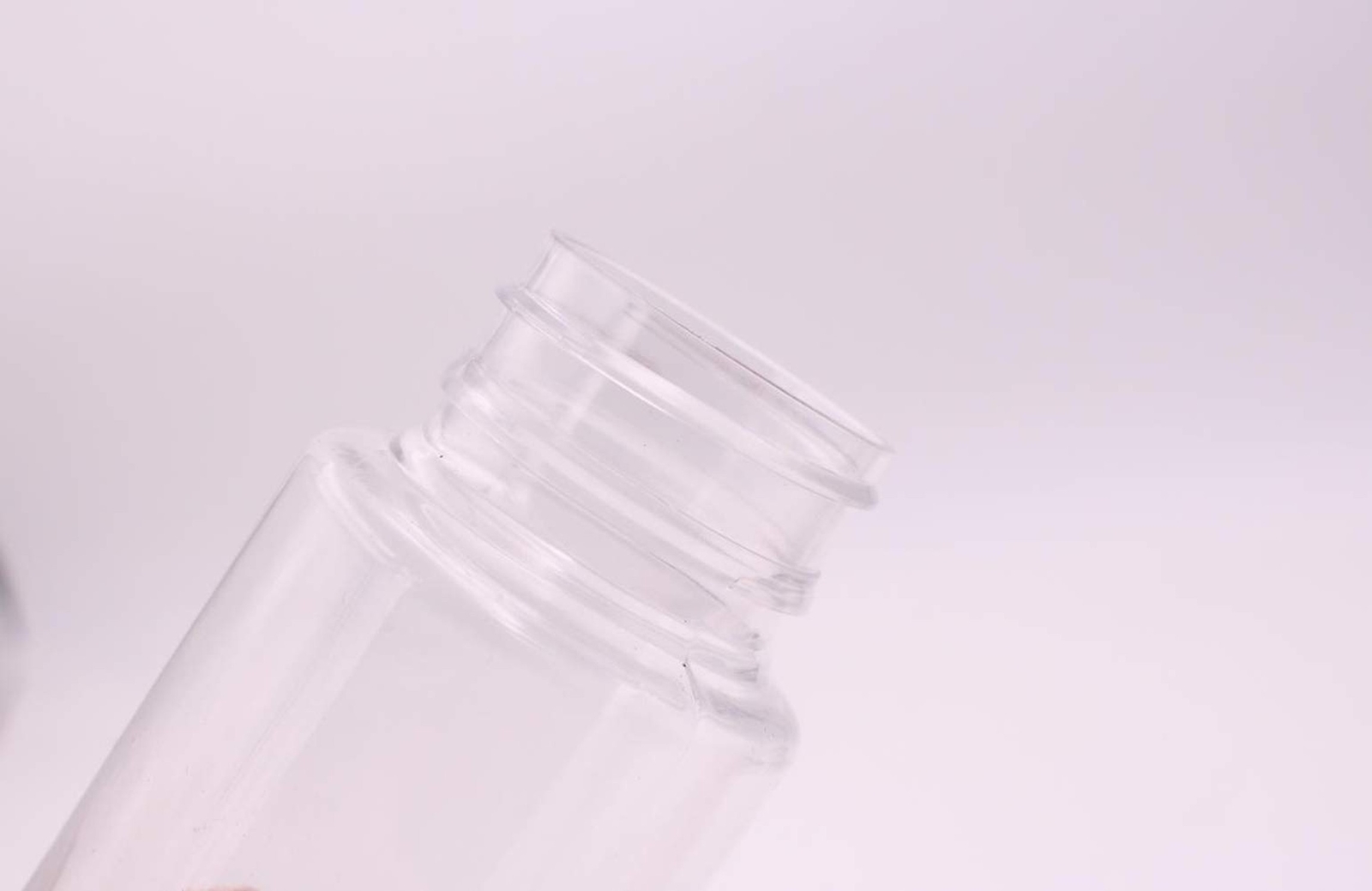 12PCS Clear Empty Portable Thicken Plastic Bottles Case with White Screw Cap ...