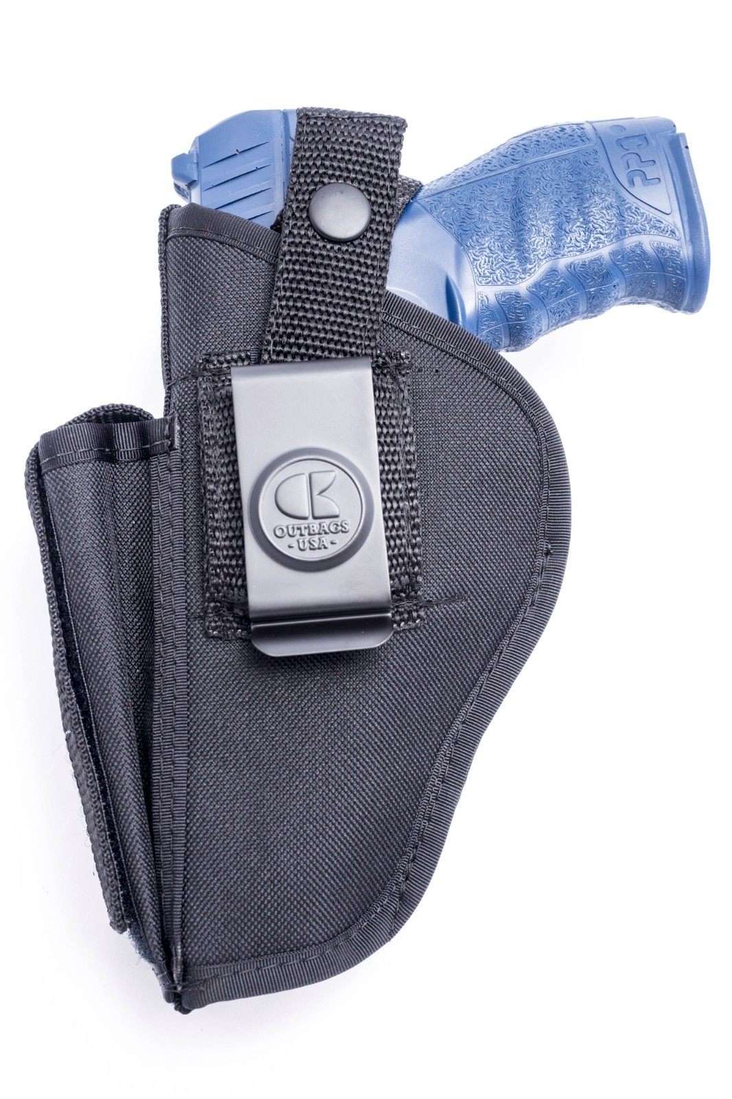 S&W Model 4006 | Nylon OWB Outside Pants Holster w/ Mag Pouch. MADE IN USA