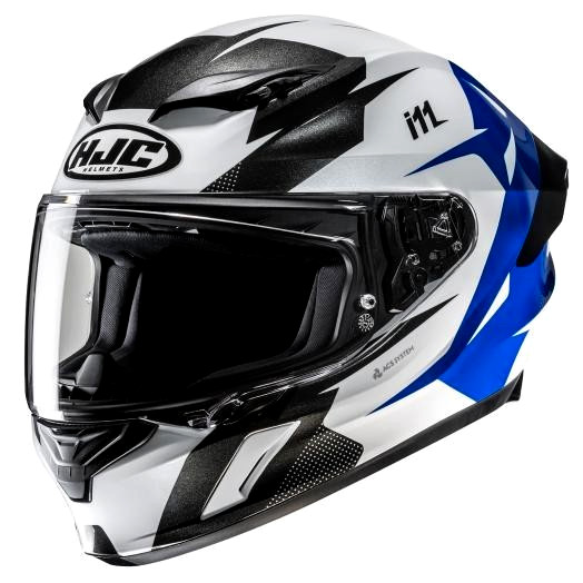 HJC i11 Instant Motorcycle Helmet Blue LG Large I-11 Snell USA DOT