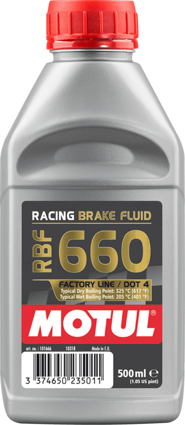 Motul Racing Brake Fluid RBF 660 Factory Line/DOT 4 Brake Fluid - 500ml...