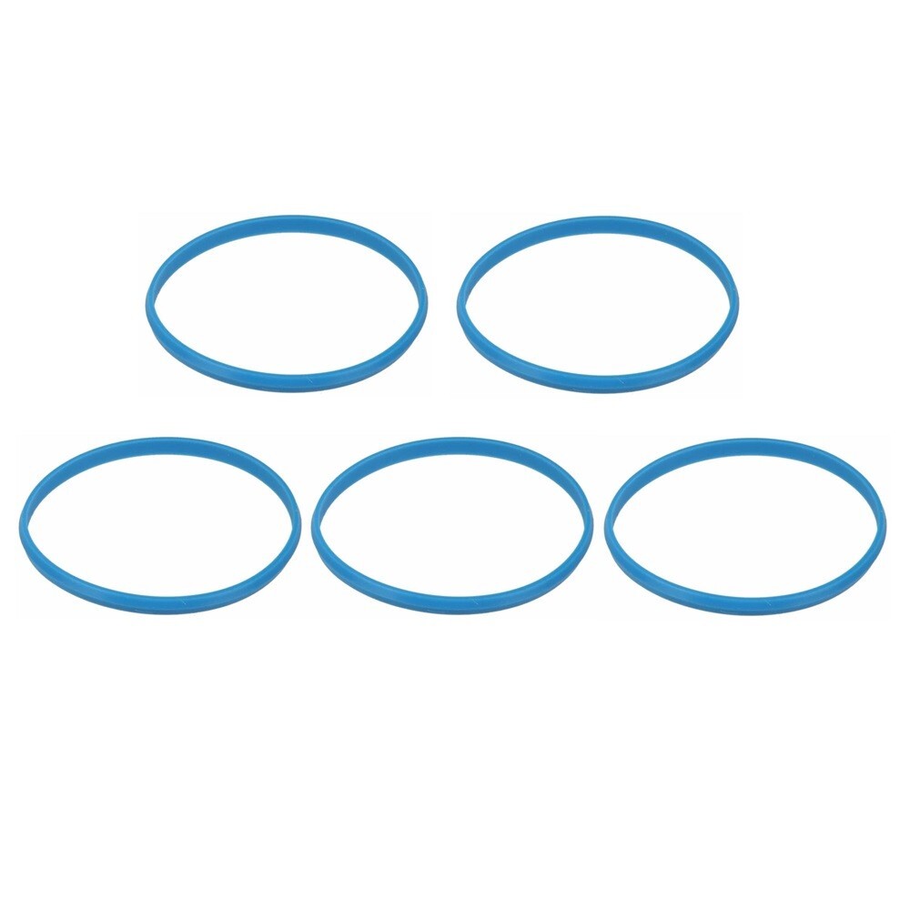 5 Pack Microphone Rubber Blue Band Ring for Shure BLX24/B58 Wireless Vocal mics