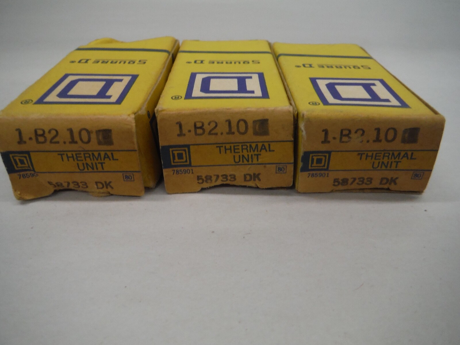 NIB Square D Overload Relay Thermal Unit 1-B2.10 58733DK Lot of 3
