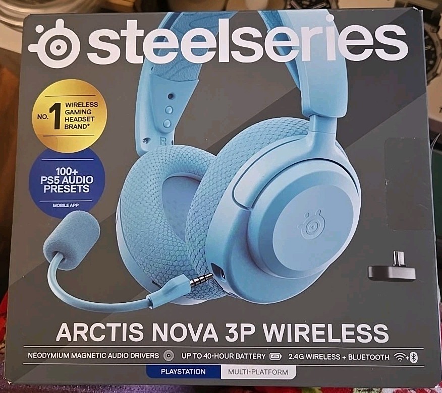 SteelSeries Arctis Nova 3P Wireless Multi-Platform Gaming Headset — Mobile...