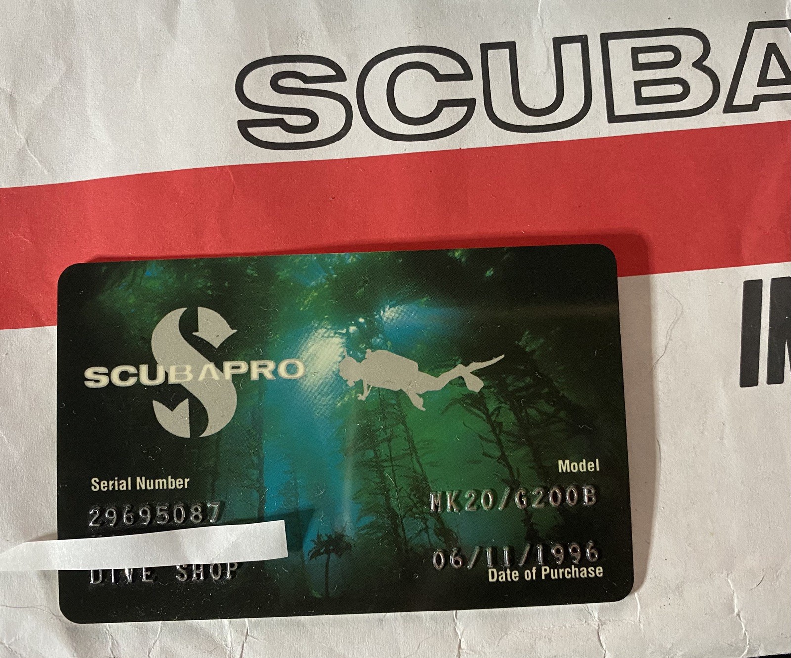Scubapro Mk20, G200, Debth Guage