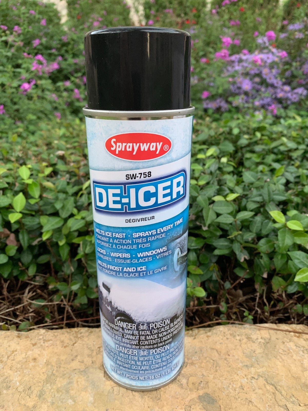 Lot Of 12  cans  Sprayway SW758-12PK  De-Icer, 16.oz/ EACH CAN