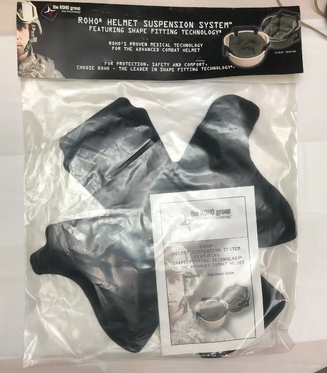 Molded HELMET LINER SYSTEM For ACH Helmet ROHO Group Mfg Size large